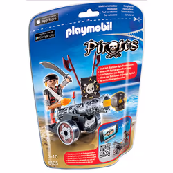 Playmobil Flibustier avec Canon Noir, 48 an(s), Multicolore, Plastique