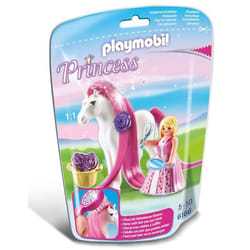 Playmobil Princess Princesse Rose avec cheval à coiffer