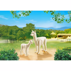 Playmobil Alpaga et son petit