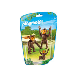 Playmobil City Life Couple de chimpanzés avec bébé