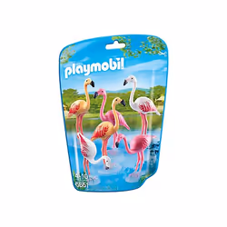 Playmobil City Life Groupe de flamants roses, Jeu de construction, 4 an(s), Multicolore
