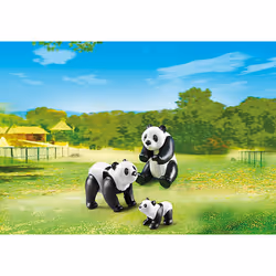 Playmobil City Life Famille de pandas