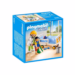 Playmobil City Life Chambre d'enfant avec médecin, 4 an(s), Multicolore