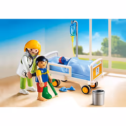Playmobil City Life Chambre d'enfant avec médecin
