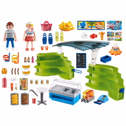 Playmobil Summer Fun Espace boutique et fast-food