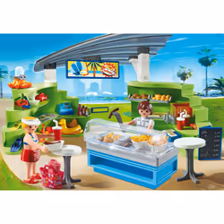 Playmobil Summer Fun Espace boutique et fast-food