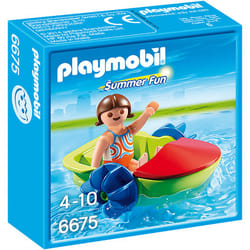 Playmobil Summer Fun Enfant avec Bateau à Pédales