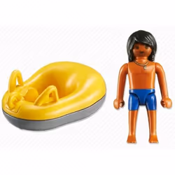 Playmobil Summer Fun Vacancier et Bouée de Rafting