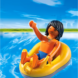 Playmobil Summer Fun Vacancier et Bouée de Rafting