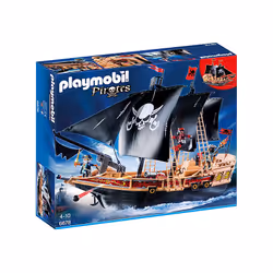 Playmobil Pirates Bateau des ténèbres, Action/Aventure, Pirate Raiders' Ship, 4 an(s), Multicolore