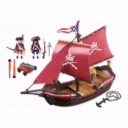 Playmobil Pirates Chaloupe des soldats