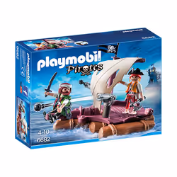 Playmobil Pirates Radeau avec des ténèbres, Action/Aventure, Pirate Raft, 4 an(s), Multicolore