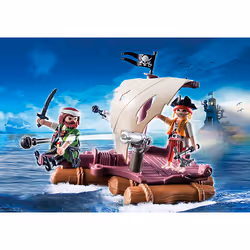 Playmobil Pirates Radeau avec des ténèbres