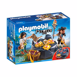 Playmobil Pirates et trésor royal, Action/Aventure, Pirate Treasure Hideout, 4 an(s), Multicolore