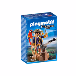 Playmobil Pirates Capitaine pirate avec canon, Action/Aventure, Pirate Captain, 4 an(s), Multicolore