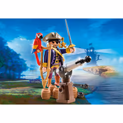 Playmobil Pirates Capitaine pirate avec canon