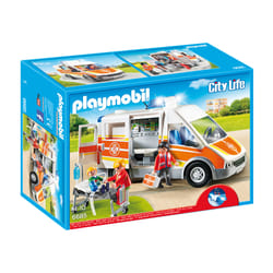 Playmobil City Life Ambulance avec gyrophare et sirène