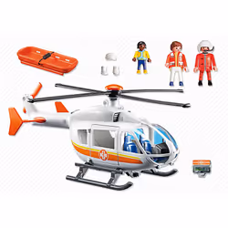 Playmobil City Life Hélicoptère médical
