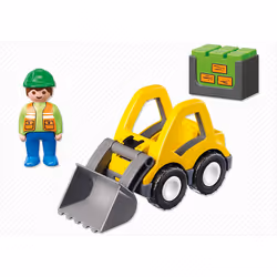 Playmobil Chargeur et ouvrier