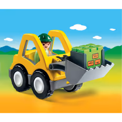 Playmobil Chargeur et ouvrier