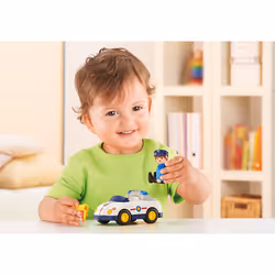 Playmobil 1.2.3 Policier et voiture
