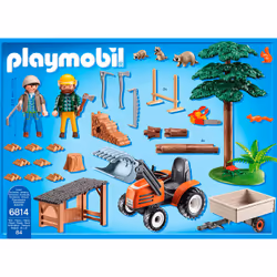Playmobil Véhicule de Débardage avec Bûcherons