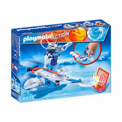 Playmobil Sports &amp; Action Androïde de Glace avec Lance-disques, 5 an(s), Multicolore