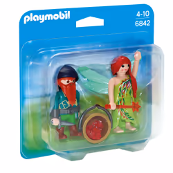 Playmobil Princess Fée et nain de la forêt, Jeu de construction, 4 an(s), Multicolore