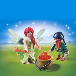 Playmobil Princess Fée et nain de la forêt