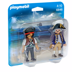 Playmobil Pirates Pirate et soldat royal, Jeu de construction, 4 an(s), Multicolore