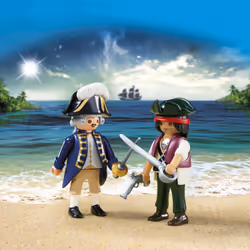 Playmobil Pirates Pirate et soldat royal