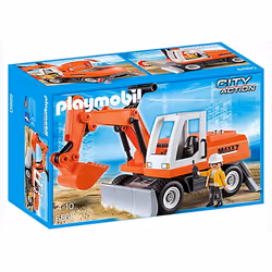 Playmobil City Action Tractopelle avec Godet, 4 an(s), Multicolore