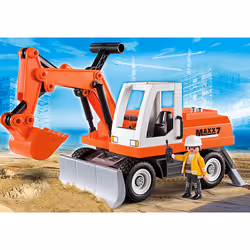 Playmobil City Action Tractopelle avec Godet