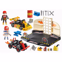 Playmobil Starter Set "Atelier de Karting"