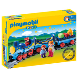 Playmobil 1.2.3 Train étoilé avec passagers et rails