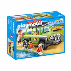 Playmobil Summer Fun 4x4 de randonnée avec kayaks, Action/Aventure, 4 an(s), Multicolore, Plastique