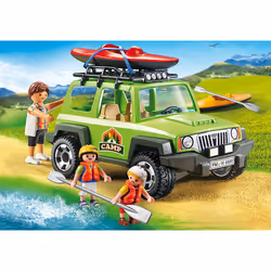 Playmobil Summer Fun 4x4 de randonnée avec kayaks