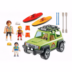 Playmobil Summer Fun 4x4 de randonnée avec kayaks