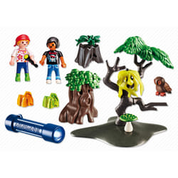 Playmobil Summer Fun Enfants Avec Végétation Et Lampe