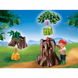 Playmobil Summer Fun Enfants Avec Végétation Et Lampe