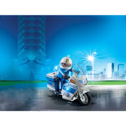 Playmobil City Action Moto De Policier Avec Gyrophare