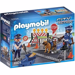 Playmobil City Action Barrage de police, Action/Aventure, 4 an(s), Multicolore, Plastique