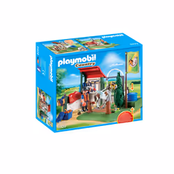 Playmobil Country Box de lavage pour chevaux, 4 an(s), Multicolore, Plastique