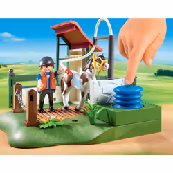 Playmobil Country Box de lavage pour chevaux