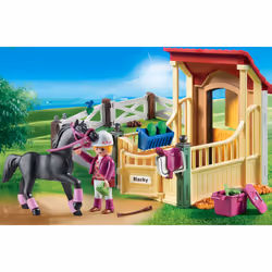 Playmobil Box avec cavalière et pur-sang Arabe
