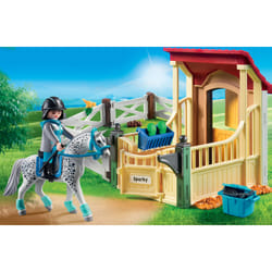 Playmobil Box Avec Cavalière Et Cheval Appaloosa