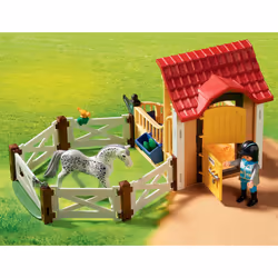 Playmobil Box Avec Cavalière Et Cheval Appaloosa