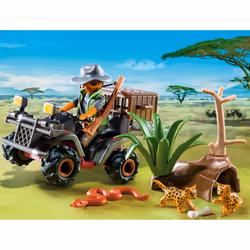 Playmobil Wild Life Braconnier avec quad