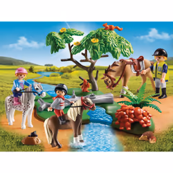 Playmobil Country Cavaliers Avec Poneys Et Cheval