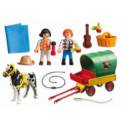 Playmobil Country Enfants Avec Chariot Et Poney